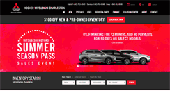 Desktop Screenshot of hoovermitsubishi.com